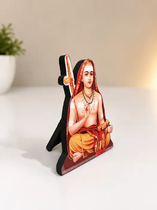 Religious tabletop photo stand crafted by Sri Sai Photo Laminations